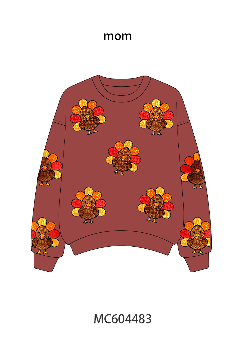 PO88 Turkey sequin mom&me collection - closing 4/27 - eta late September