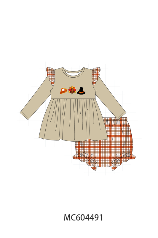 PO88 Thanksgiving turkey sequin plaid collection - closing 4/27 - eta late September