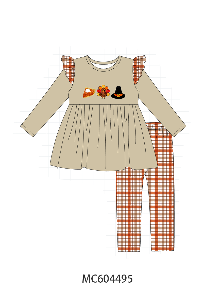 PO88 Thanksgiving turkey sequin plaid collection - closing 4/27 - eta late September