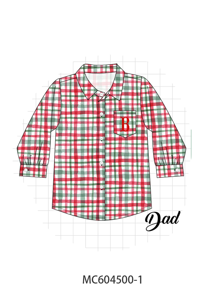 PO88 Green monogram plaid ruffle collection - closing 4/27 - eta late September