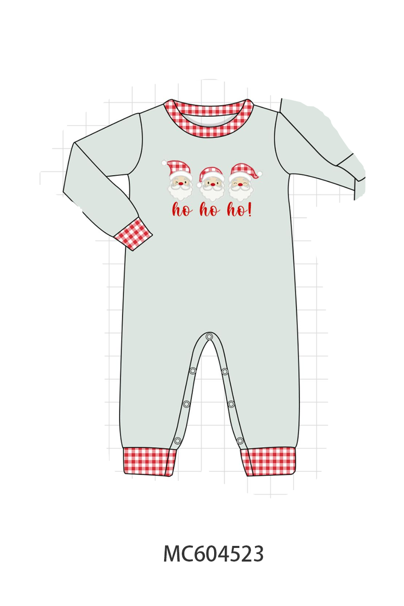 PO88 Sage santa embroidery stripe collection - closing 4/27 - eta late September
