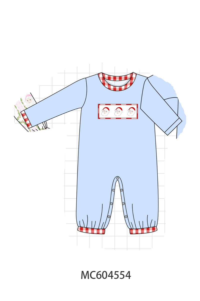PO88 Pink santa claus bow embroidery collection - closing 4/27 - eta late September