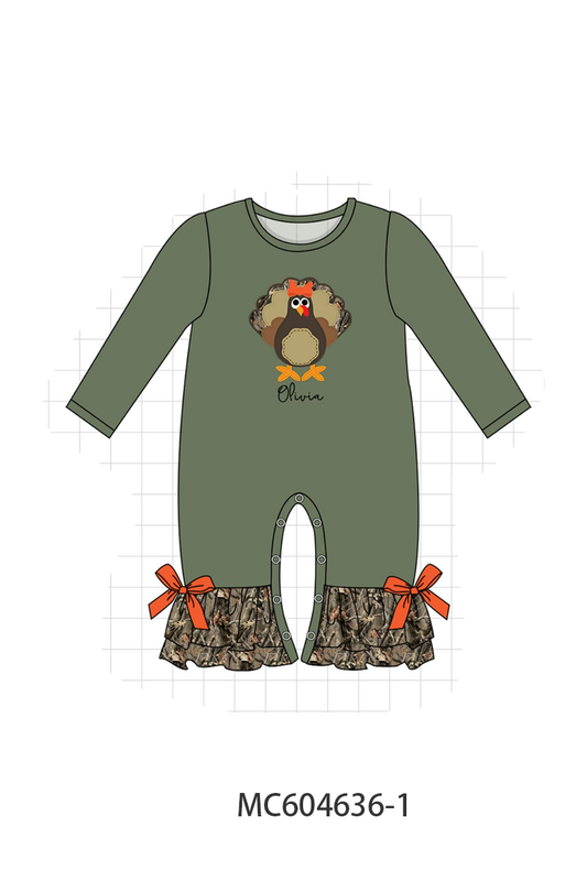 PO88 Forest camouflage wild turkey monogram embroidery collection - closing 4/27 - eta late September