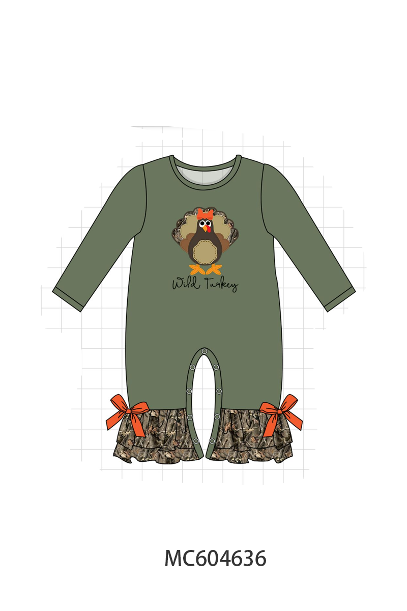 PO88 Forest camouflage wild turkey applique collection - closing 4/27 - eta late September