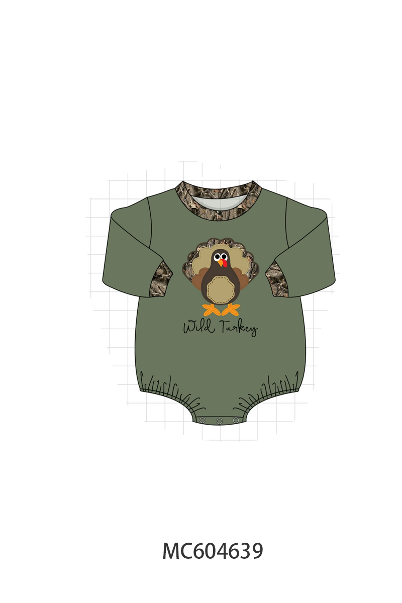 PO88 Forest camouflage wild turkey applique collection - closing 4/27 - eta late September