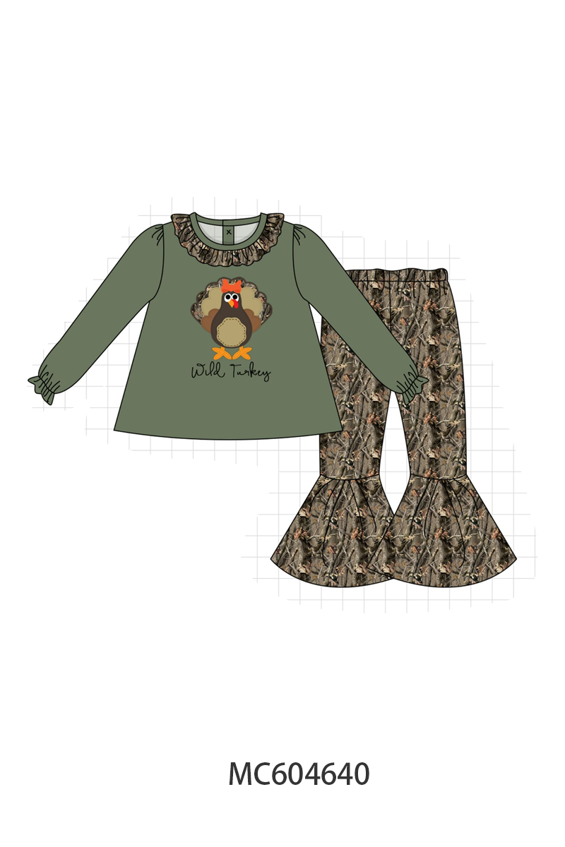 PO88 Forest camouflage wild turkey applique collection - closing 4/27 - eta late September
