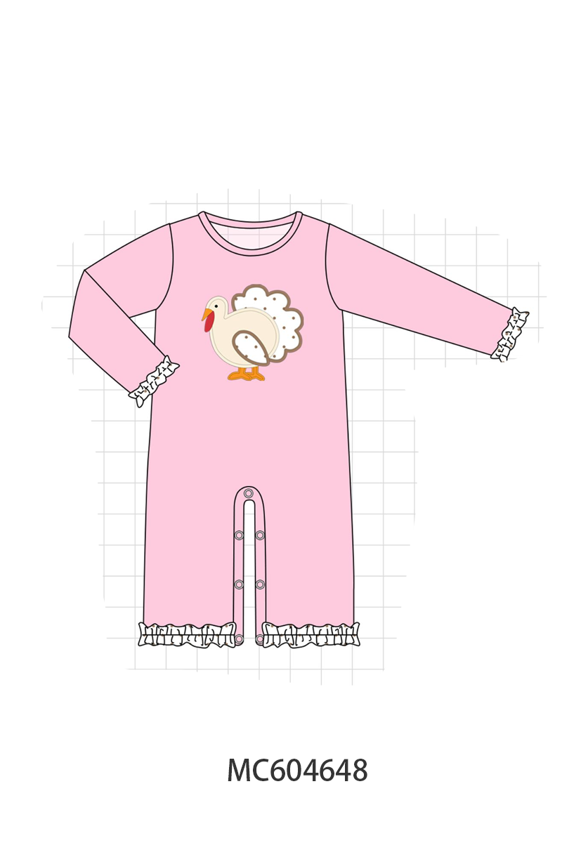 PO88 Pink&blue thanksgiving turkey applique collection - closing 4/27 - eta late September