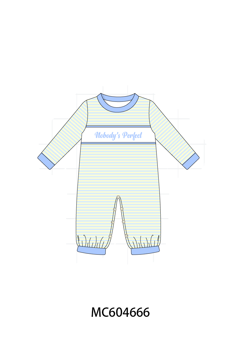 PO88 Blue cream nobody's perfect embroidery collection - closing 4/27 - eta late September