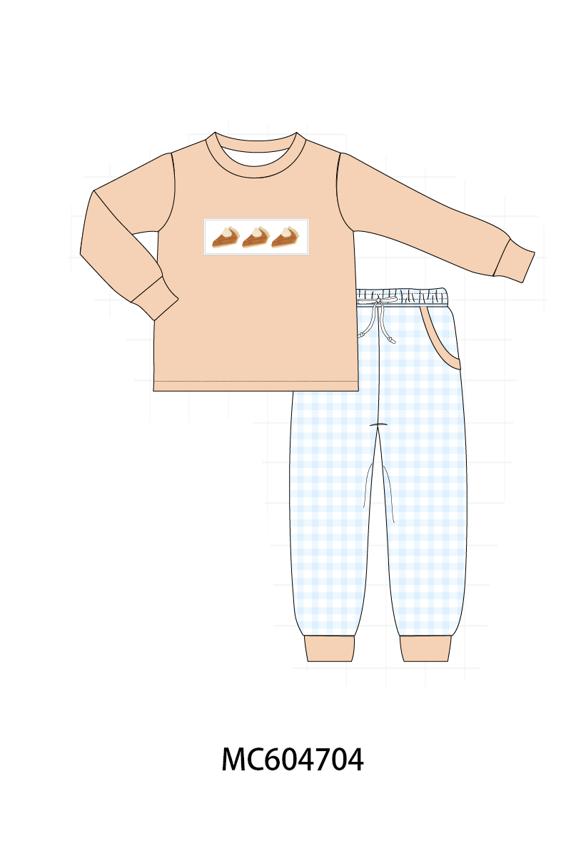 PO88 Pumpkin pie bow embroidery ruffle collection 2 - closing 4/27 - eta late September