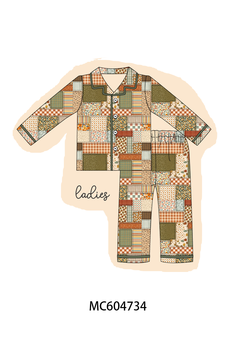 PO88 Vintage fall patchwork bamboo collection - closing 4/27 - eta late September