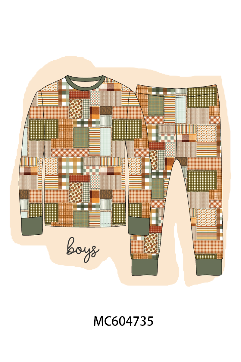 PO88 Vintage fall patchwork bamboo collection - closing 4/27 - eta late September