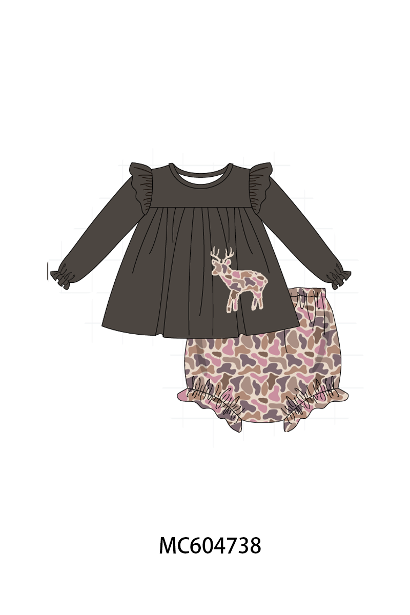 PO88 Pink leopard hunting embroidery collection - closing 4/27 - eta late September