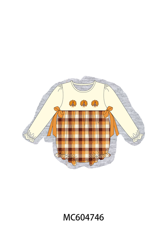 PO88 Beige turkey embroidery plaid collection - closing 4/27 - eta late September
