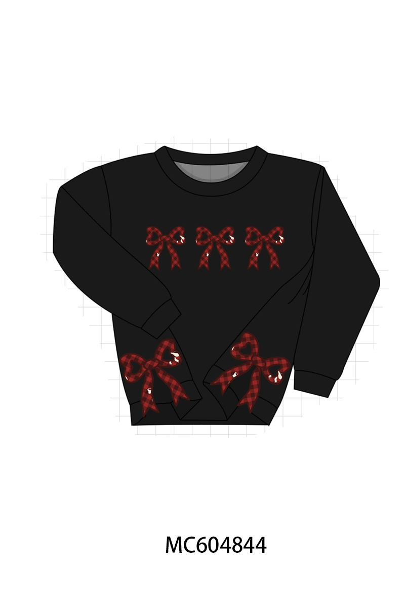 PO90 Bow floral applique sweatshirt collection - closing 5/11 - ETA early October