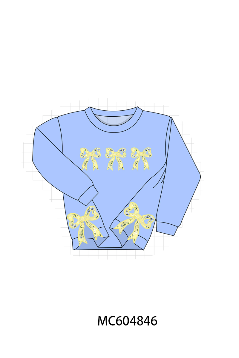 PO90 Bow floral applique sweatshirt collection - closing 5/11 - ETA early October