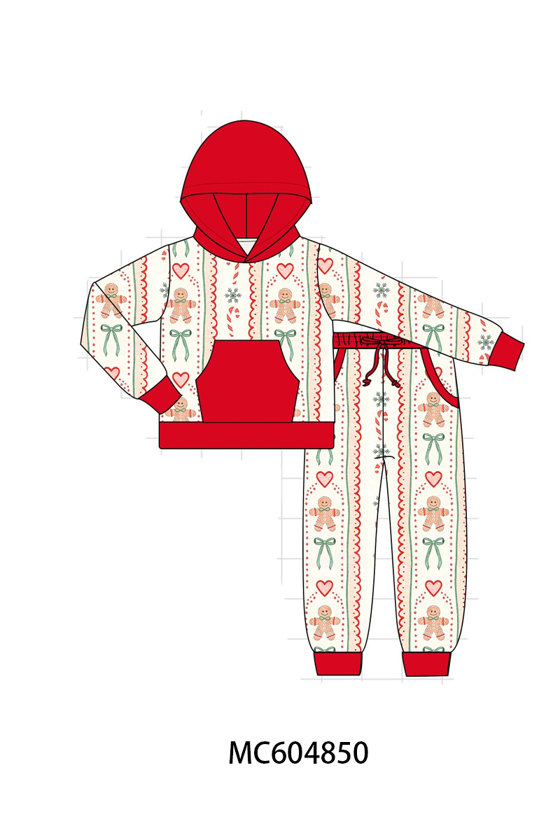 PO90 Red christmas gingerbread candy cane bamboo collection - closing 5/11 - ETA early October