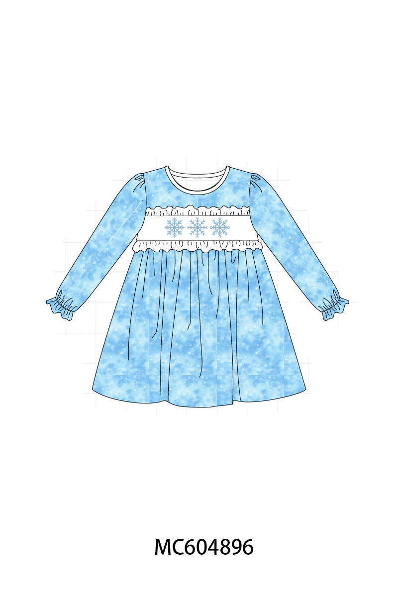 PO90 Blue snow floral embroidery collection - closing 5/11 - ETA early October