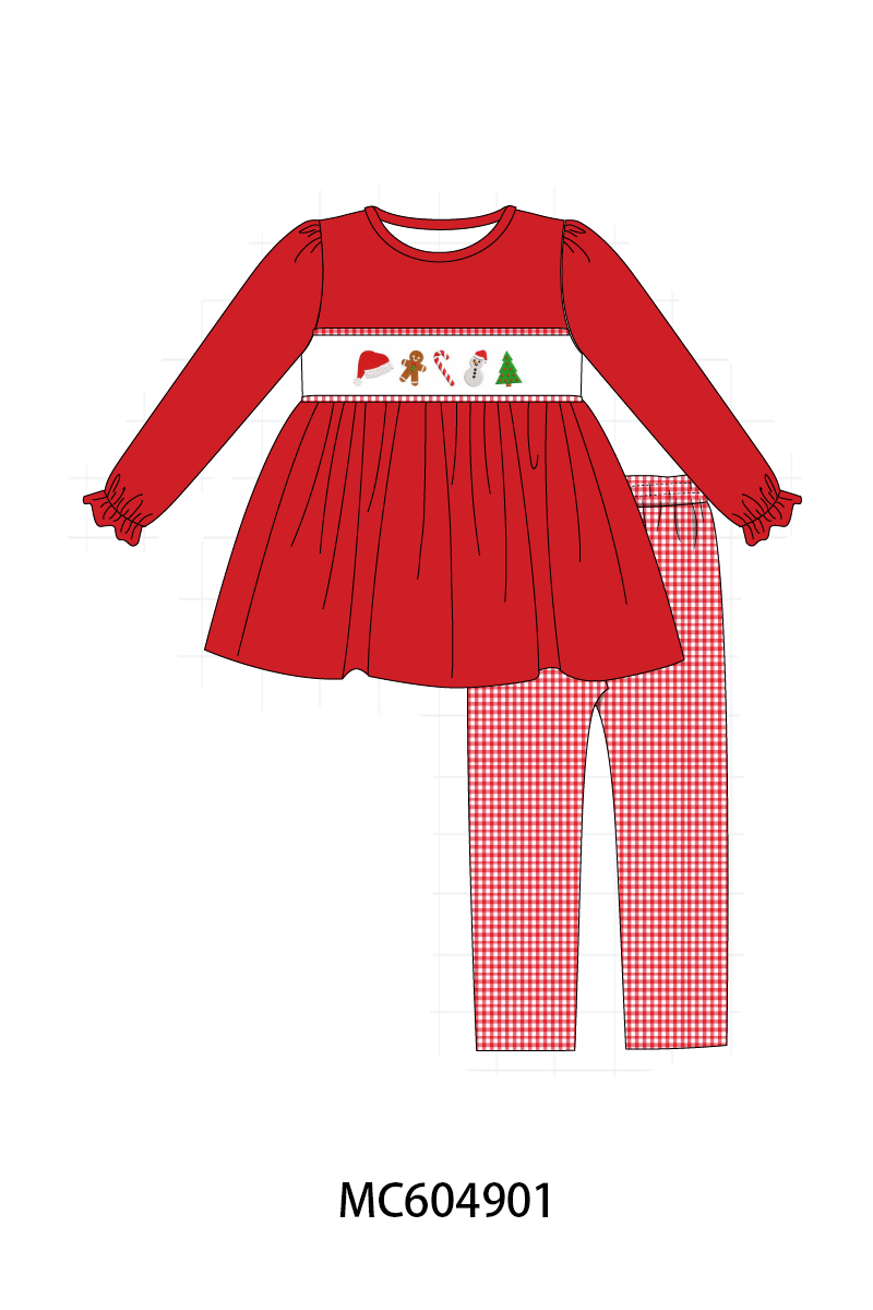 PO90 Red christmas holly jolly embroidery collection - closing 5/11 - ETA early October