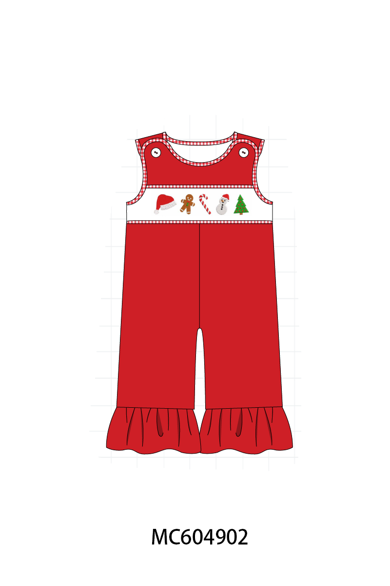PO90 Red christmas holly jolly embroidery collection - closing 5/11 - ETA early October