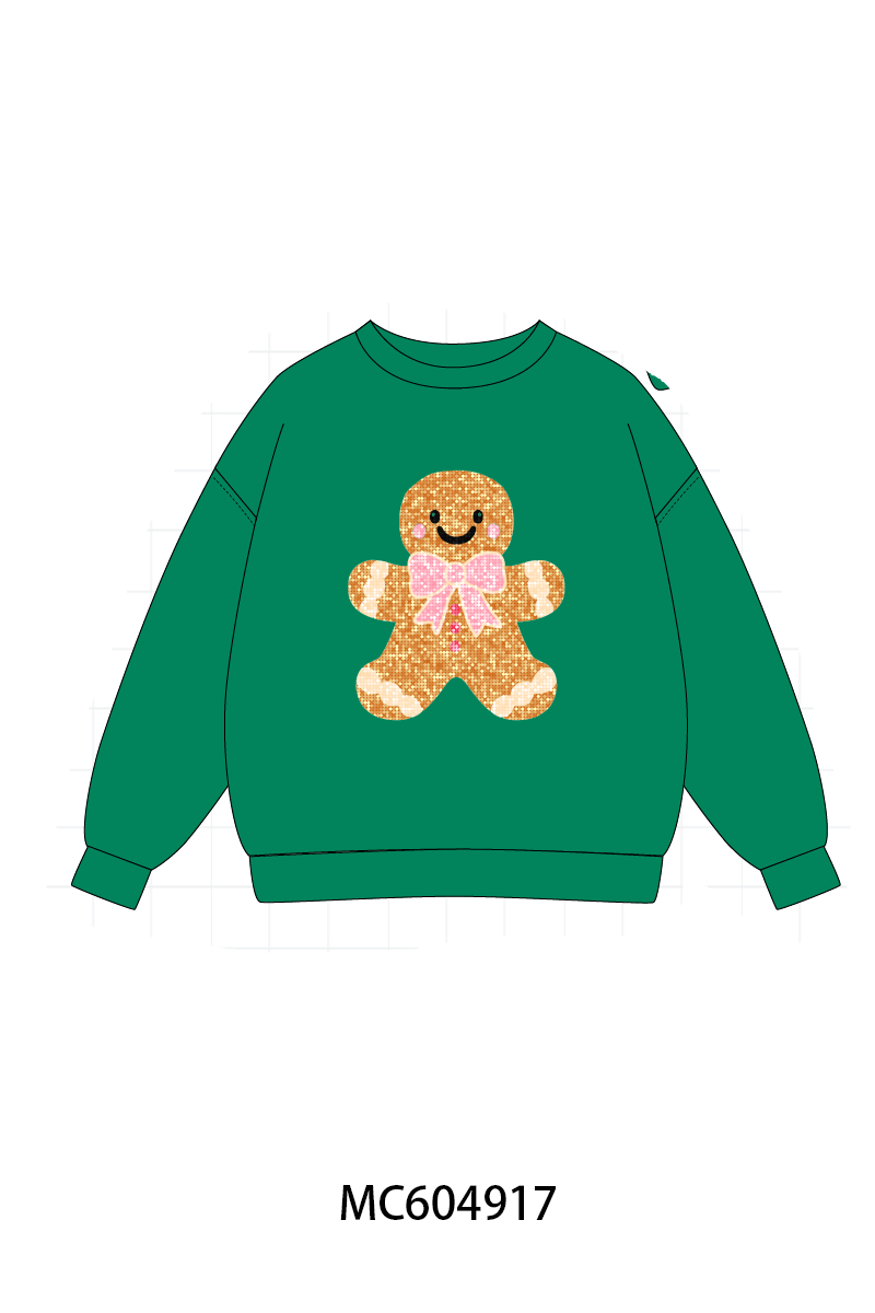 PO90 Christmas gingerbread sequin mom&me collection - closing 5/11 - ETA early October