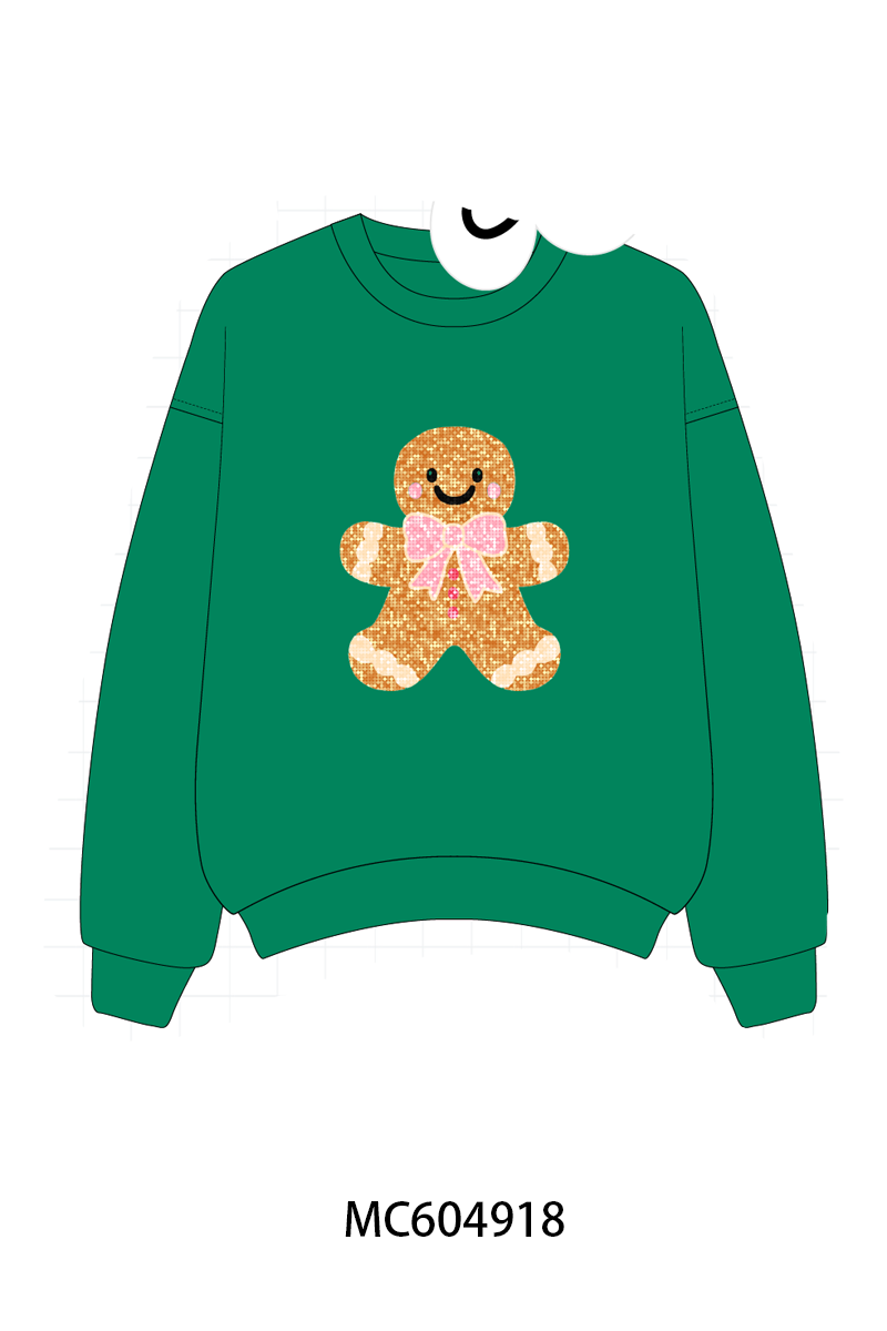 PO90 Christmas gingerbread sequin mom&me collection - closing 5/11 - ETA early October