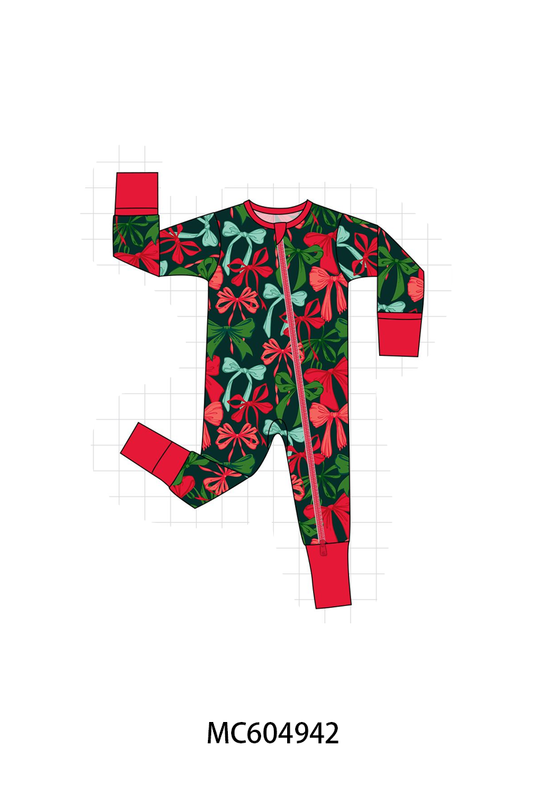PO90 Forest bow print bamboo collection - closing 5/11 - ETA early October
