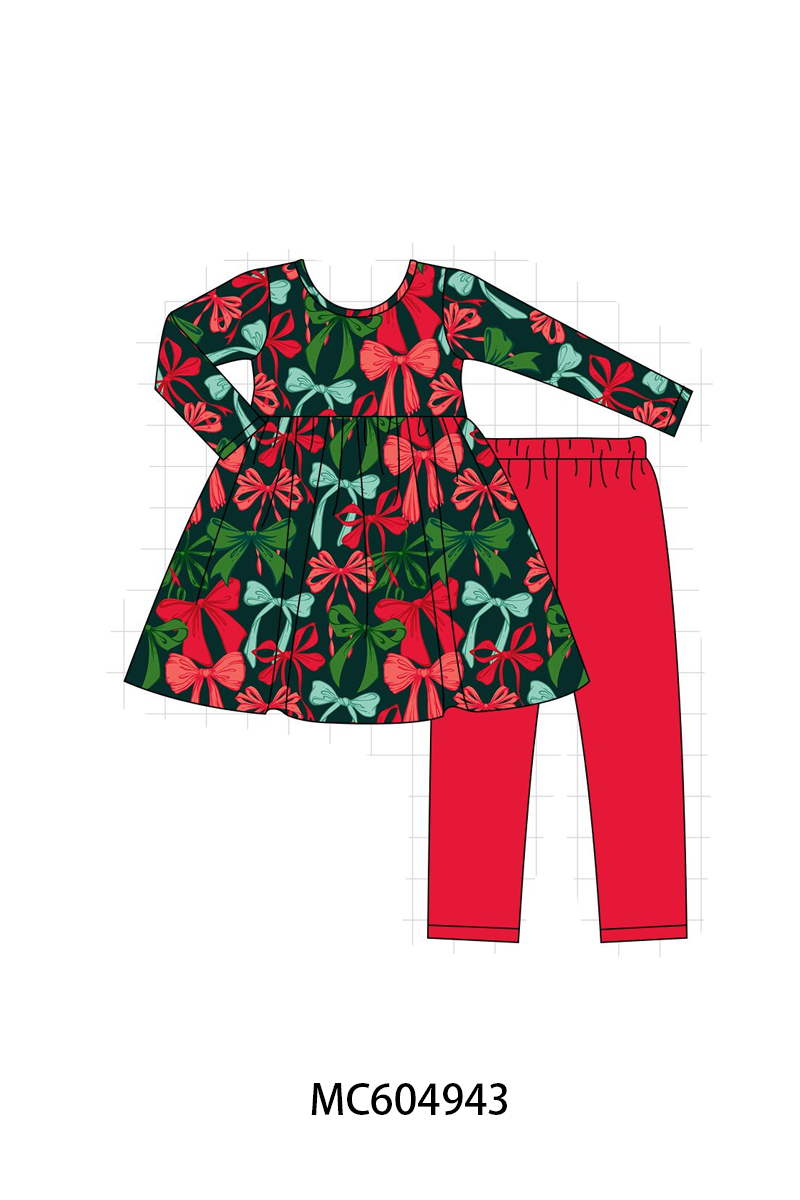 PO90 Forest bow print bamboo collection - closing 5/11 - ETA early October