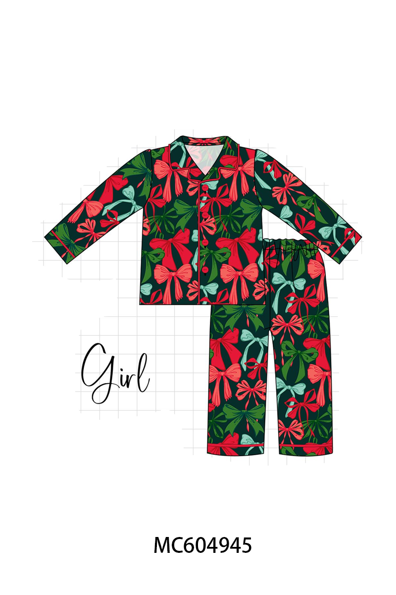 PO90 Forest bow print bamboo collection - closing 5/11 - ETA early October