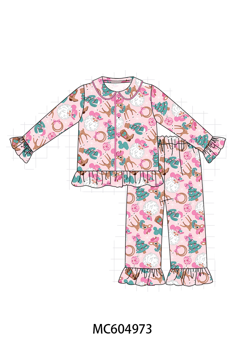 PO90 Pink&blue cowboy print bamboo collection - closing 5/11 - ETA early October