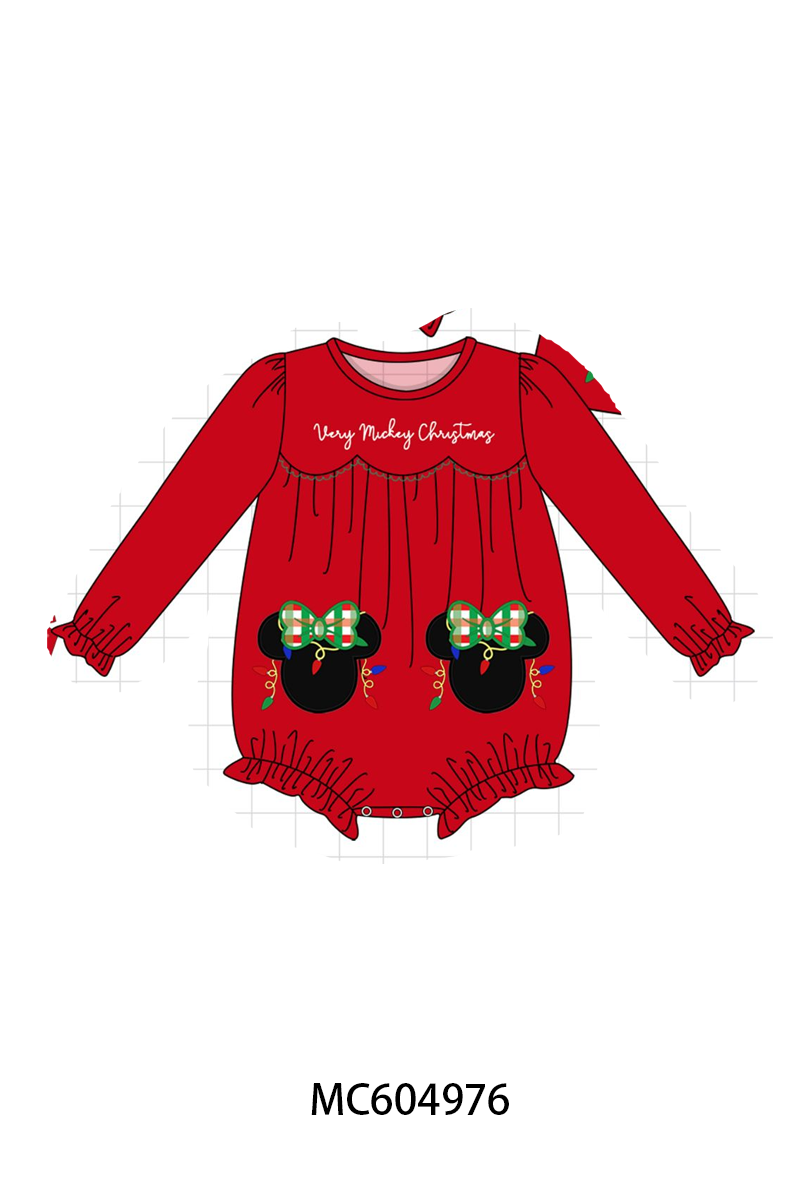 PO90 Red christmas character applique collection- closing 5/11 - ETA early October