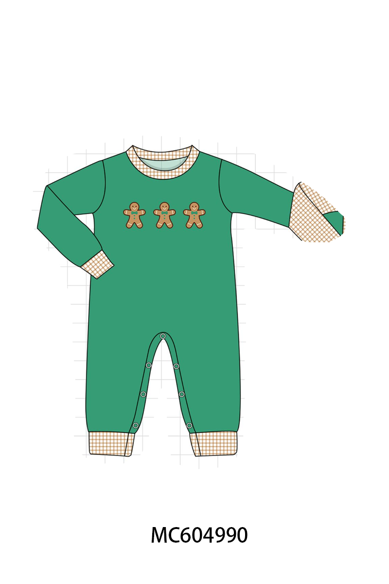 PO90 Pink&green christmas gingerbread embroidery collection - closing 5/11 - ETA early October