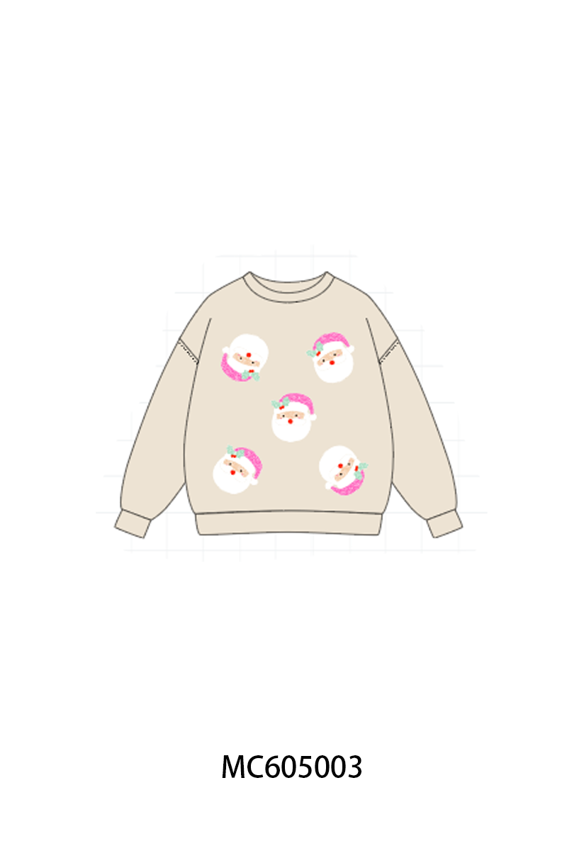 PO92 Christmas santa claus sequin mom&me collection - closing 5/25 - ETA late October