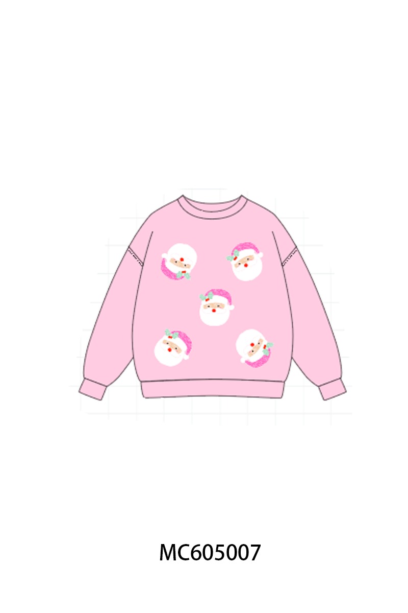 PO92 Christmas santa claus sequin mom&me collection - closing 5/25 - ETA late October
