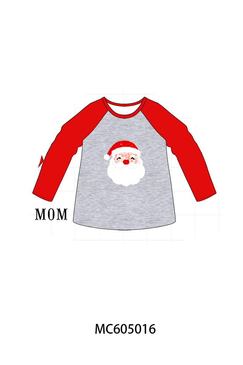 PO92 Red christmas santa claus sequin collection - closing 5/25 - ETA late October