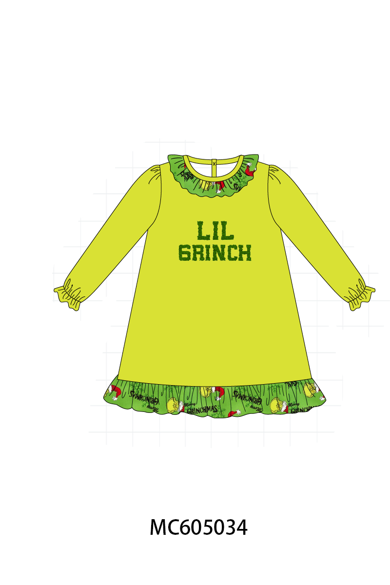PO92 Green christmas LIL grinch french knot collection - closing 5/25 - ETA late October