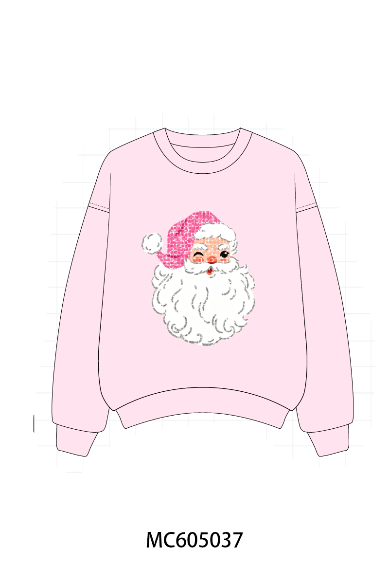 PO92 Multicolored santa claus sequin mom&me collection 1 - closing 5/25 - ETA late October
