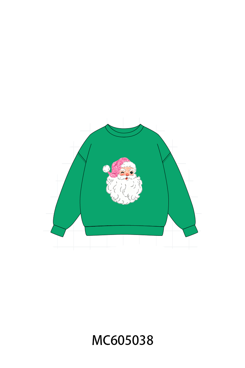 PO92 Multicolored santa claus sequin mom&me collection 1 - closing 5/25 - ETA late October