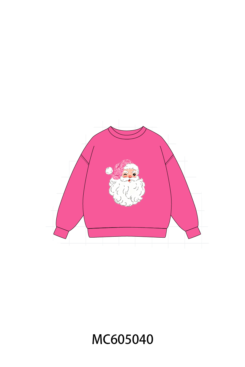 PO92 Multicolored santa claus sequin mom&me collection 1 - closing 5/25 - ETA late October