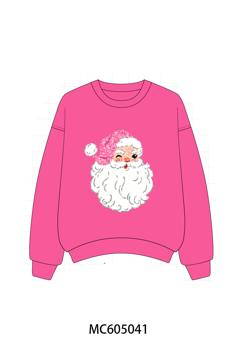 PO92 Multicolored santa claus sequin mom&me collection 1 - closing 5/25 - ETA late October