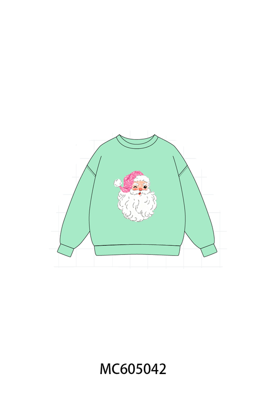 PO92 Multicolored santa claus sequin mom&me collection 2 - closing 5/25 - ETA late October