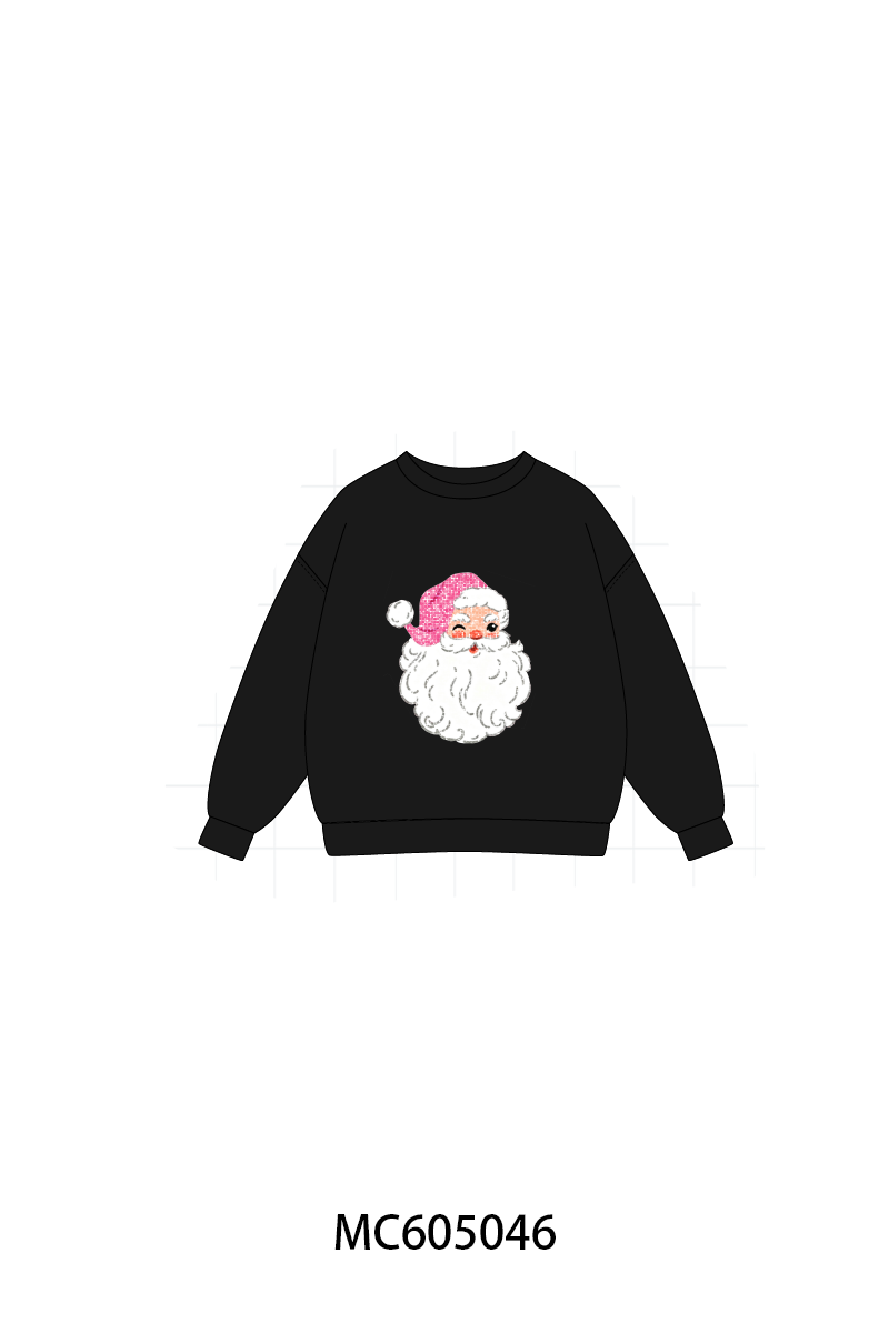 PO92 Multicolored santa claus sequin mom&me collection 2 - closing 5/25 - ETA late October