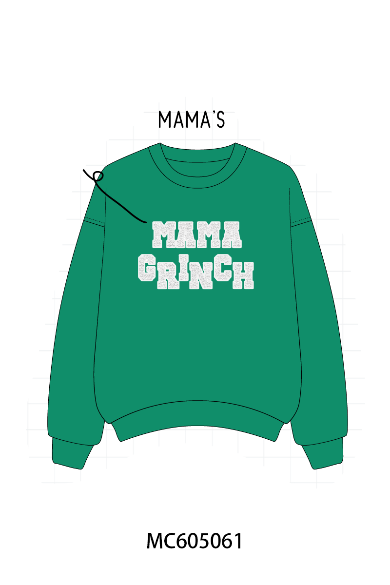 PO92 Green christmas LIL GRINCH french knot plaid collection - closing 5/25 - ETA late October