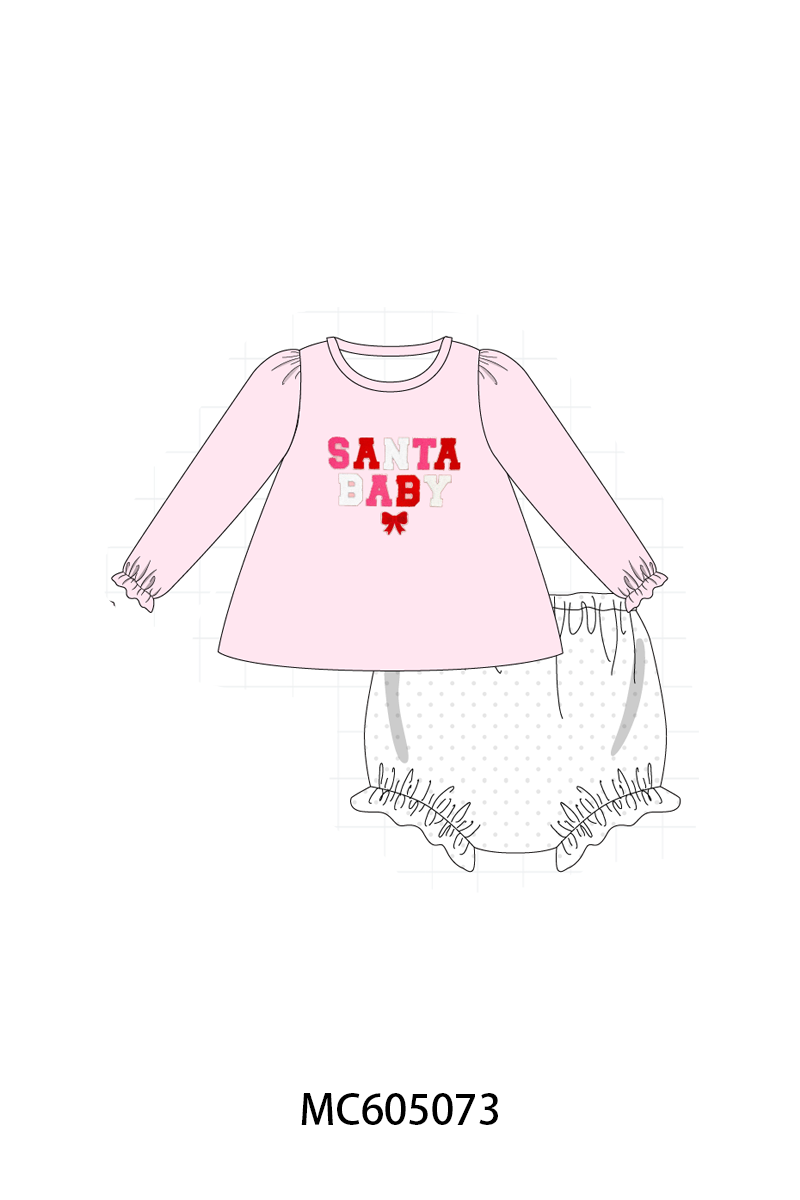 PO92 Pink Santa Baby french knot collection - closing 5/25 - ETA late October