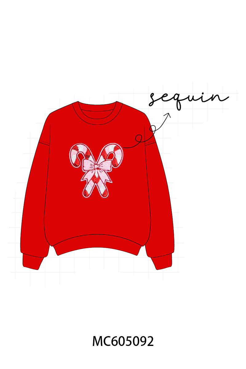 PO92 Red christmas candy sequin collection - closing 5/25 - ETA late October