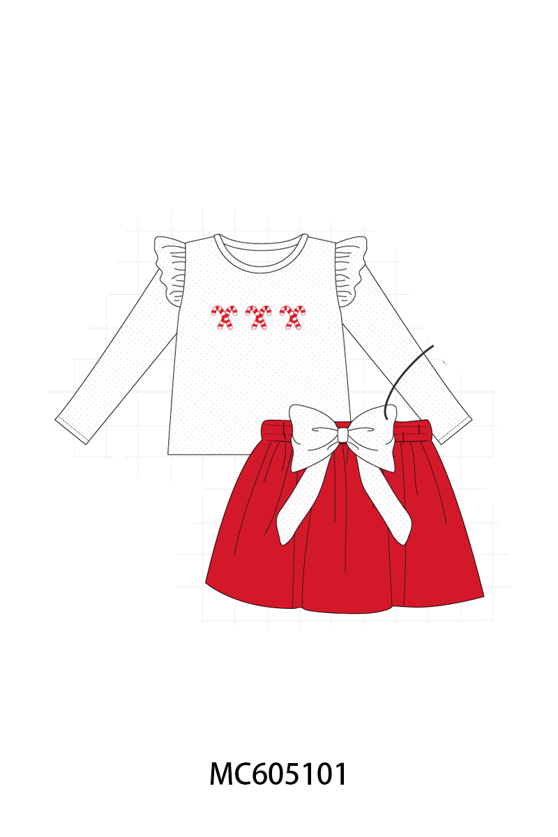 PO92 Blue&whie candy cane smocked collection - closing 5/25 - ETA late October
