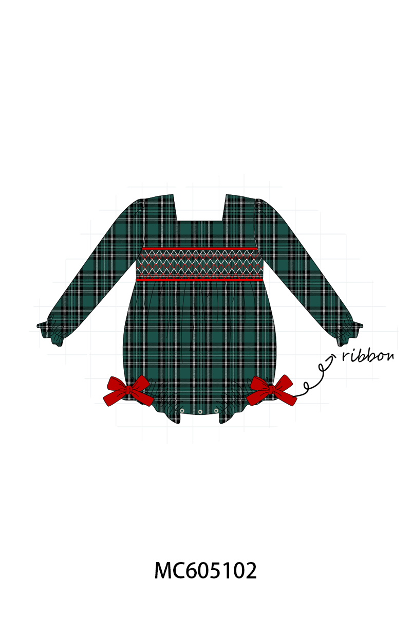 PO92 Forest plaid smocked collection - closing 5/25 - ETA late October