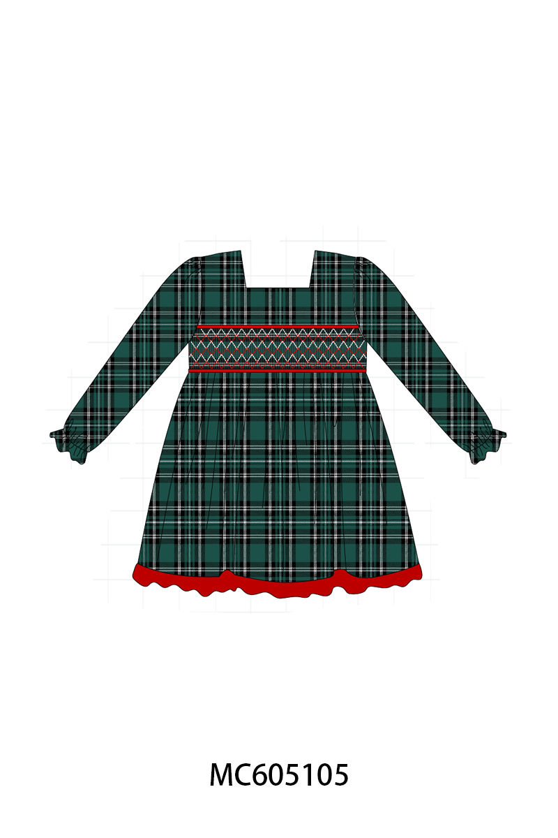 PO92 Forest plaid smocked collection - closing 5/25 - ETA late October