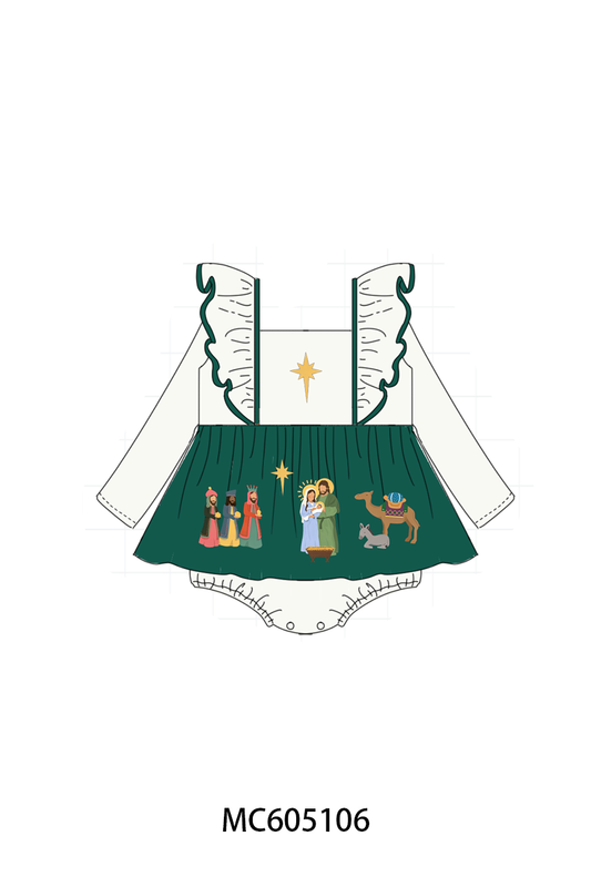 PO92 Forest nativity embroidery collection - closing 5/25 - ETA late October