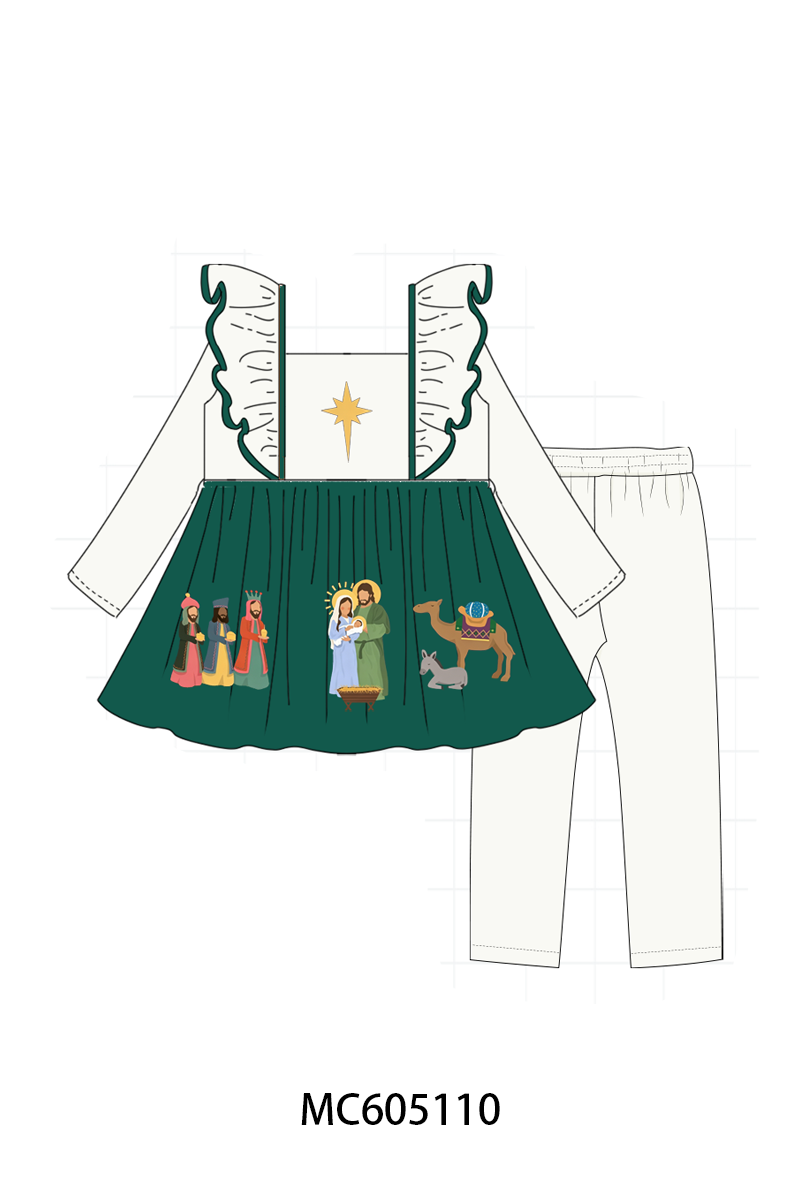 PO92 Forest nativity embroidery collection - closing 5/25 - ETA late October