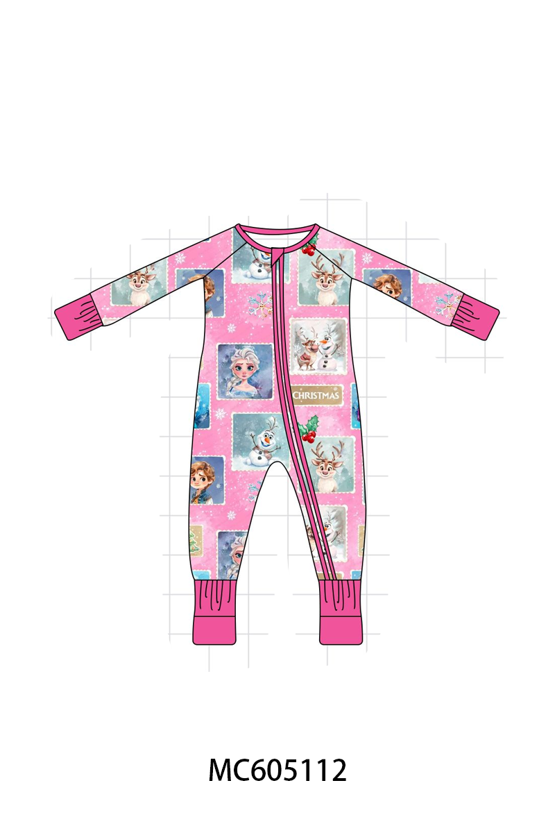 PO92 Pink christmas reindeer bamboo collection - closing 5/25 - ETA late October
